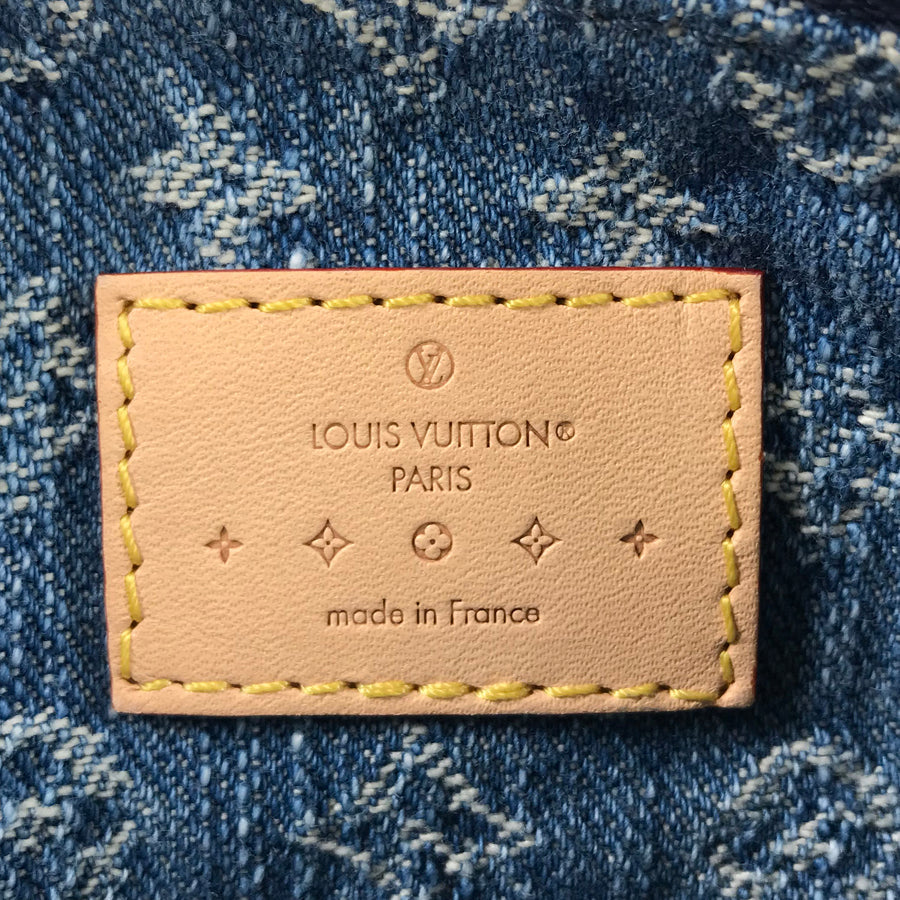 LOUIS VUITTON Monogram Denim LV Remix Nano Speedy M82950 Hand bag