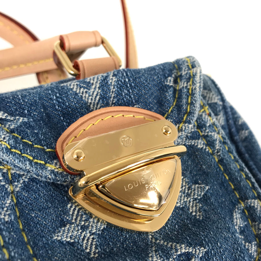 LOUIS VUITTON Monogram Denim LV Remix Nano Speedy M82950 Hand bag