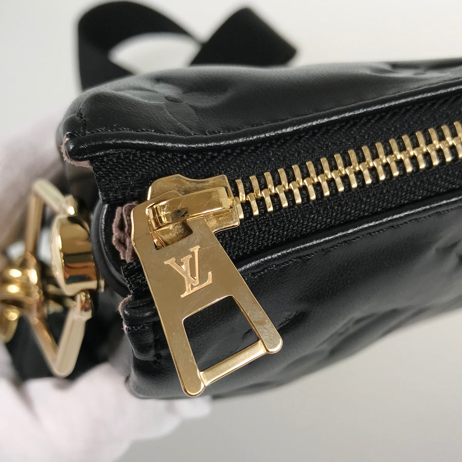 LOUIS VUITTON Monogram Embossed Coussin PM M57790 Shoulder bag