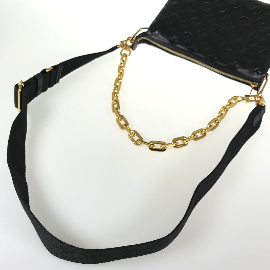 LOUIS VUITTON Monogram Embossed Coussin PM M57790 Shoulder bag