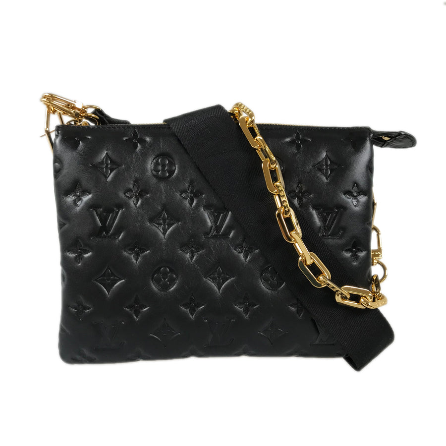 LOUIS VUITTON Monogram Embossed Coussin PM M57790 Shoulder bag