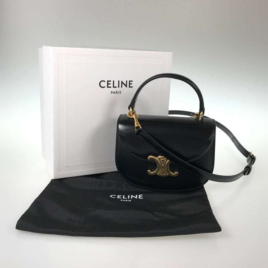 CELINE Triomphe Mini Busa Hand bag