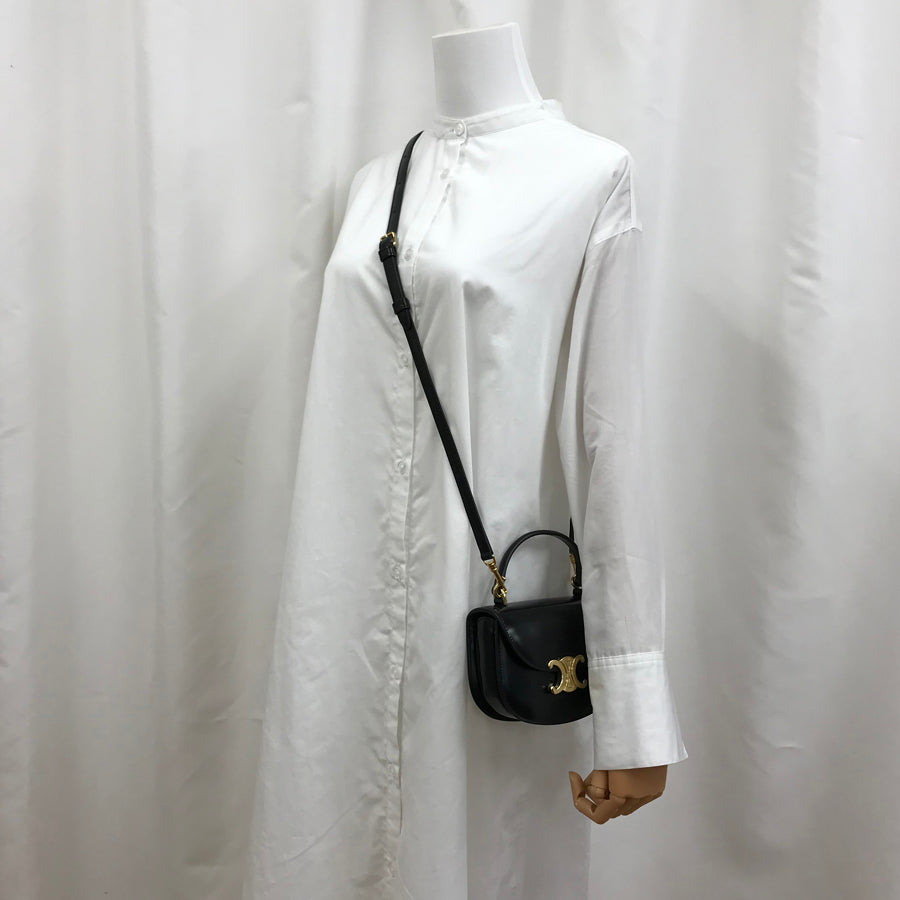 CELINE Triomphe Mini Busa Hand bag