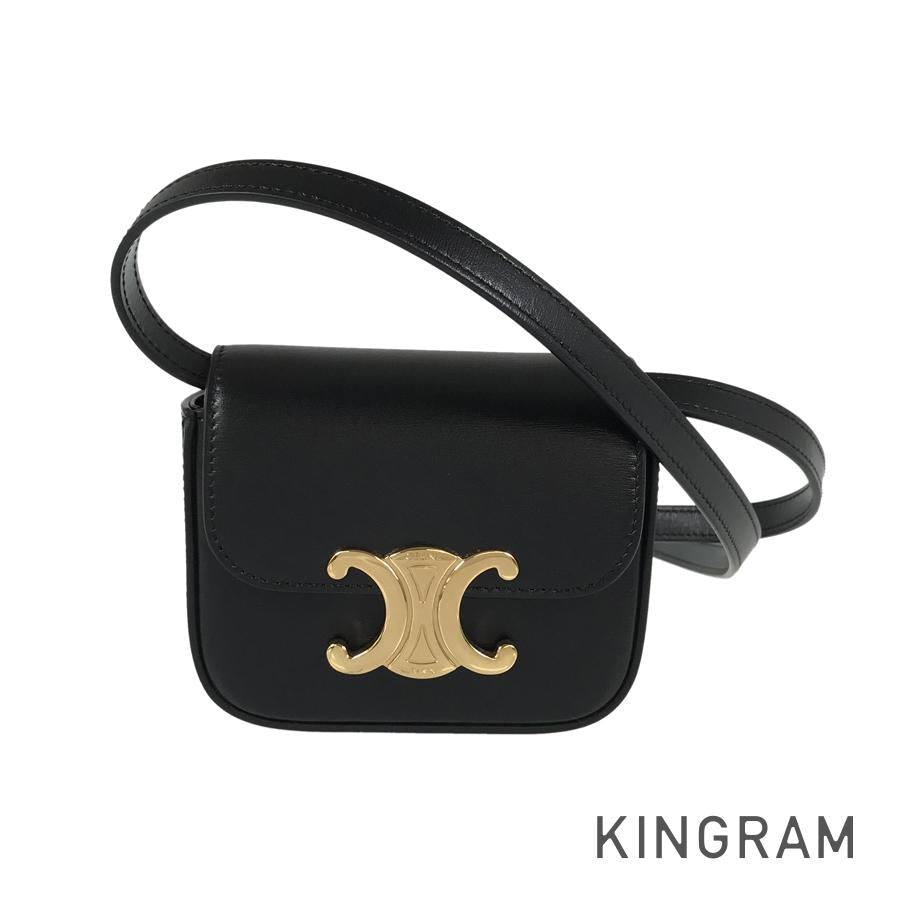 CELINE Triomphe mini claude Shoulder bag