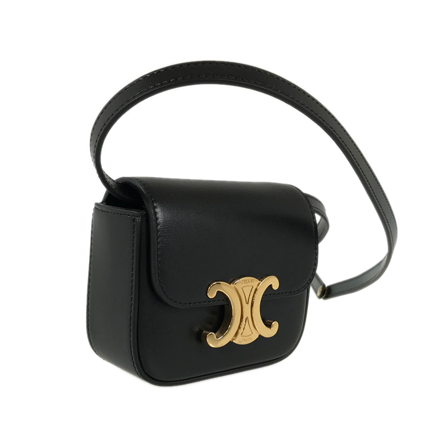 CELINE Triomphe mini claude Shoulder bag