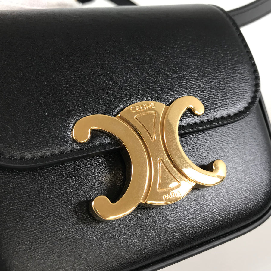 CELINE Triomphe mini claude Shoulder bag