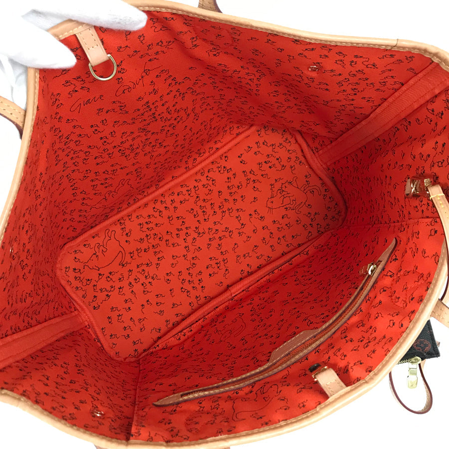 LOUIS VUITTON Catgram Neverfull MM M44441 Tote bag