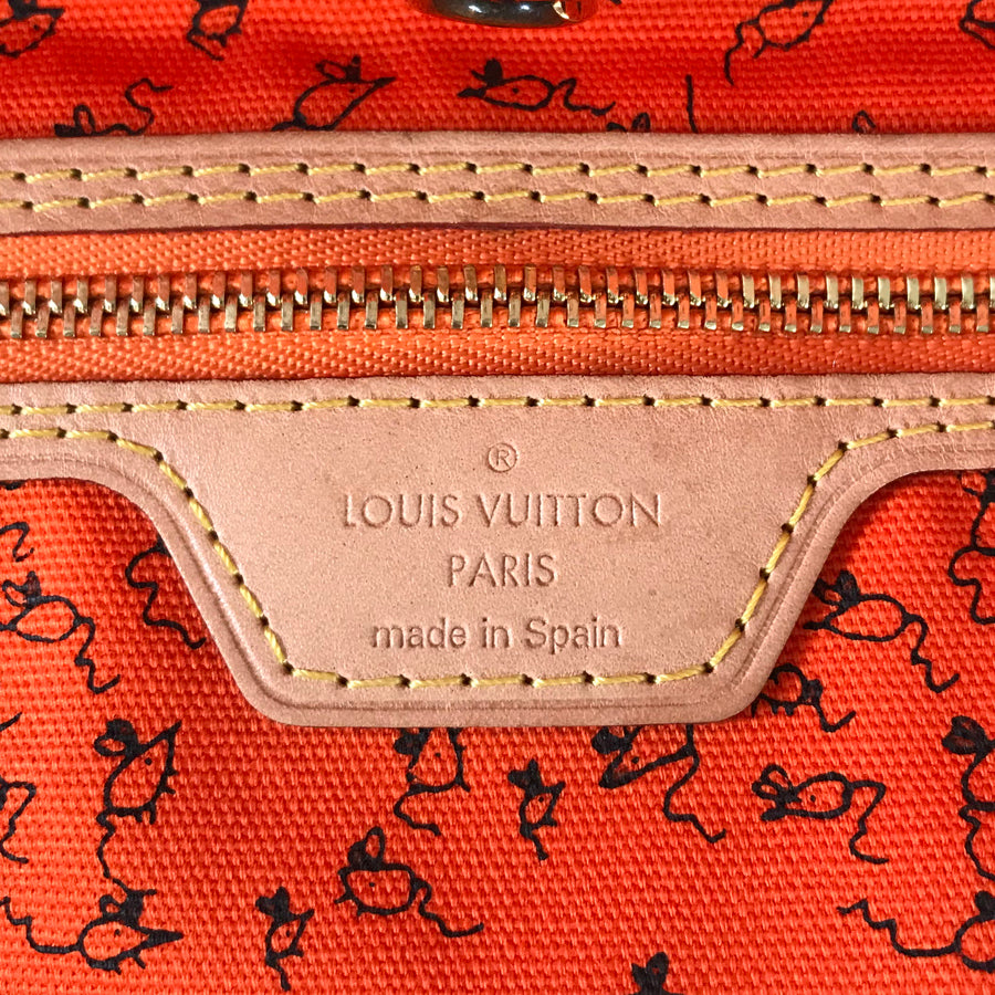 LOUIS VUITTON Catgram Neverfull MM M44441 Tote bag