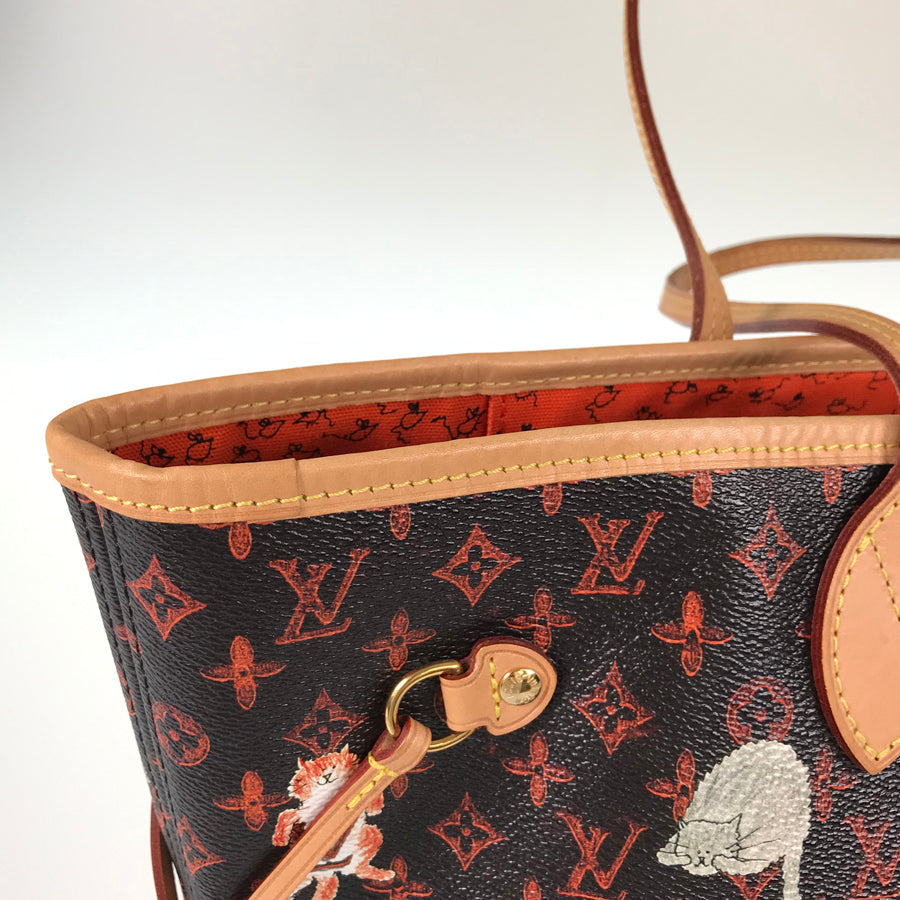 LOUIS VUITTON Catgram Neverfull MM M44441 Tote bag