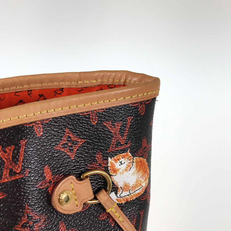 LOUIS VUITTON Catgram Neverfull MM M44441 Tote bag