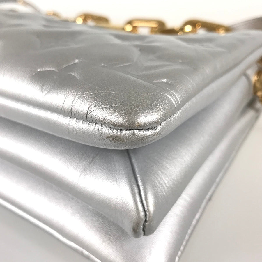 LOUIS VUITTON Monogram Embossed Coussin BB M20567 Shoulder bag