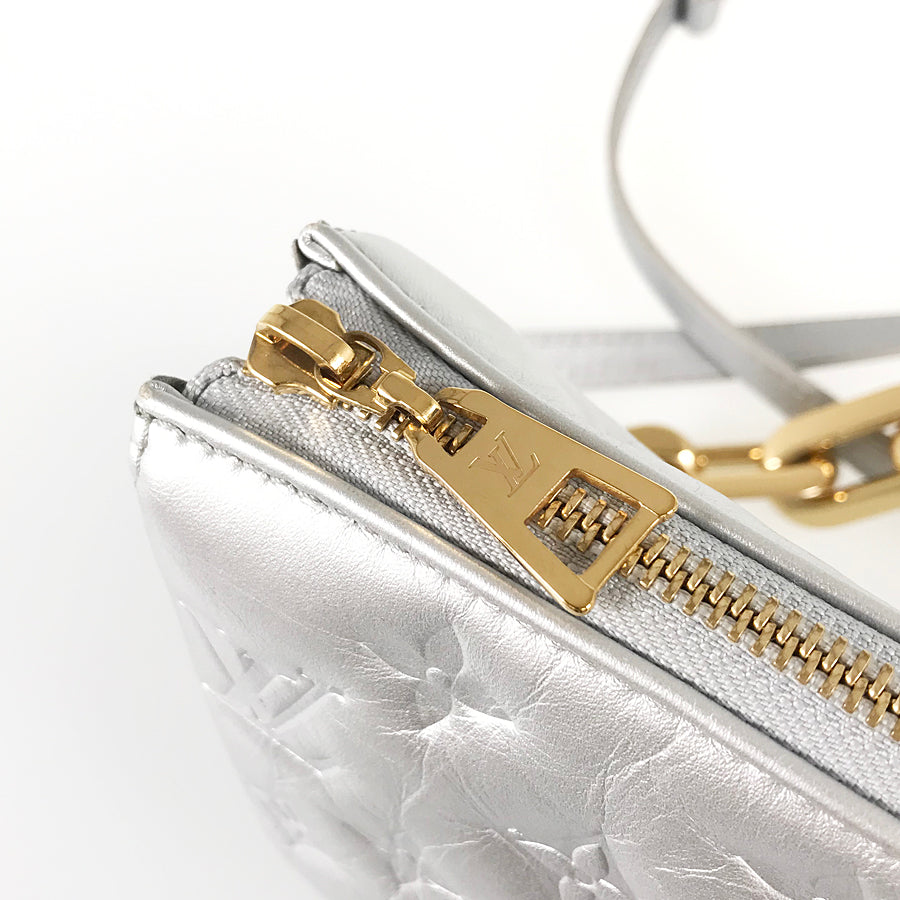 LOUIS VUITTON Monogram Embossed Coussin BB M20567 Shoulder bag