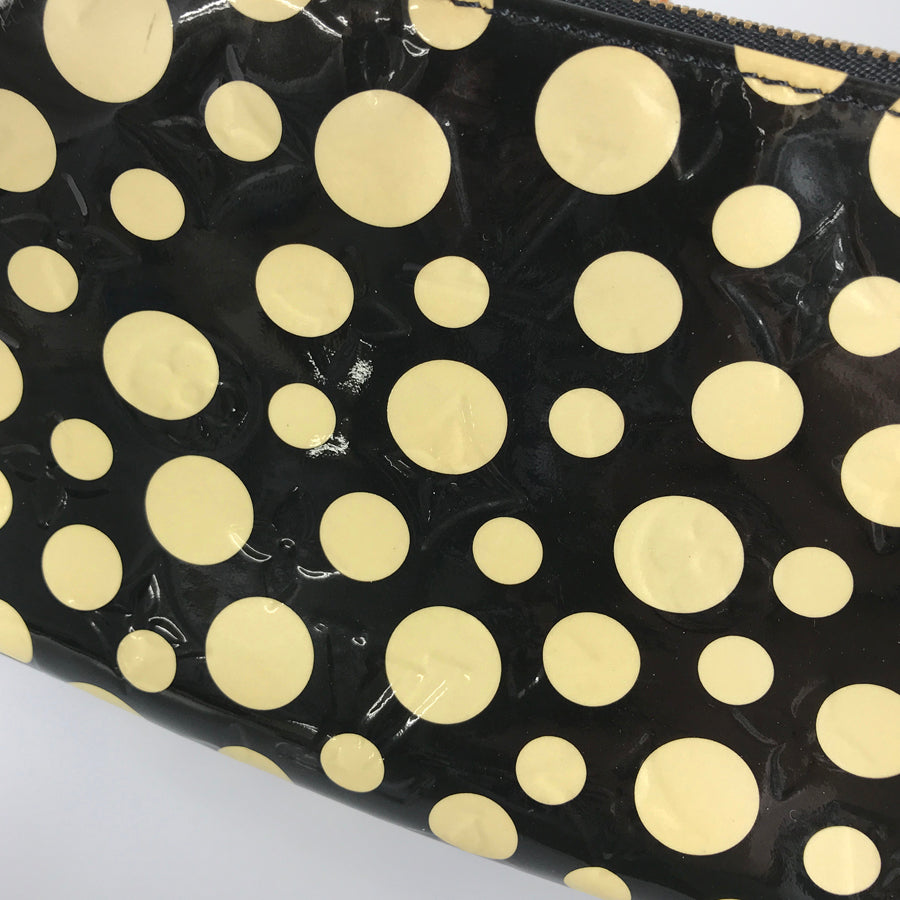 LOUIS VUITTON Vernis Dot Infinity Pochette Accessoires M91427 Pouch