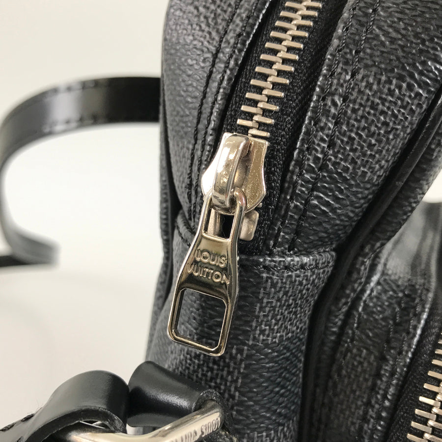 LOUIS VUITTON Damier Graphite Rem N41446 Shoulder bag