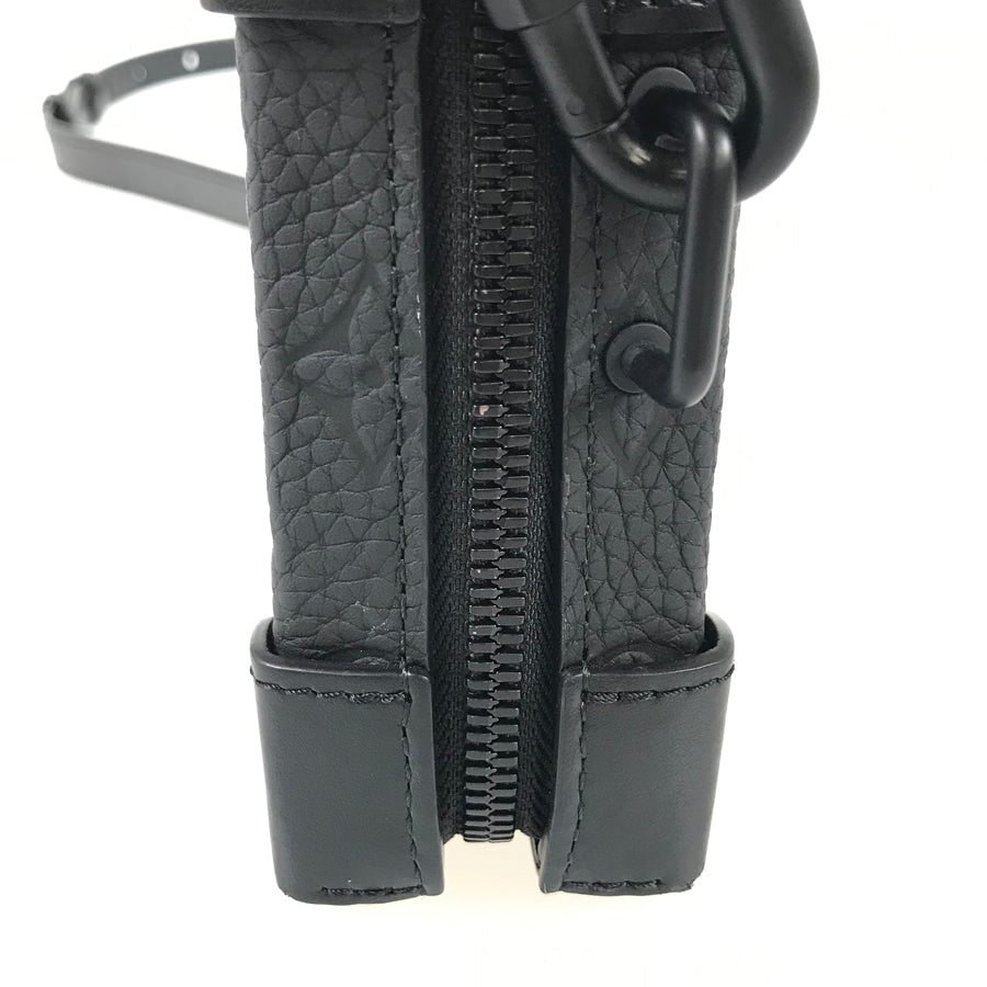 LOUIS VUITTON Taurillon Leather Soft Trunk Wallet M80224 Shoulder bag