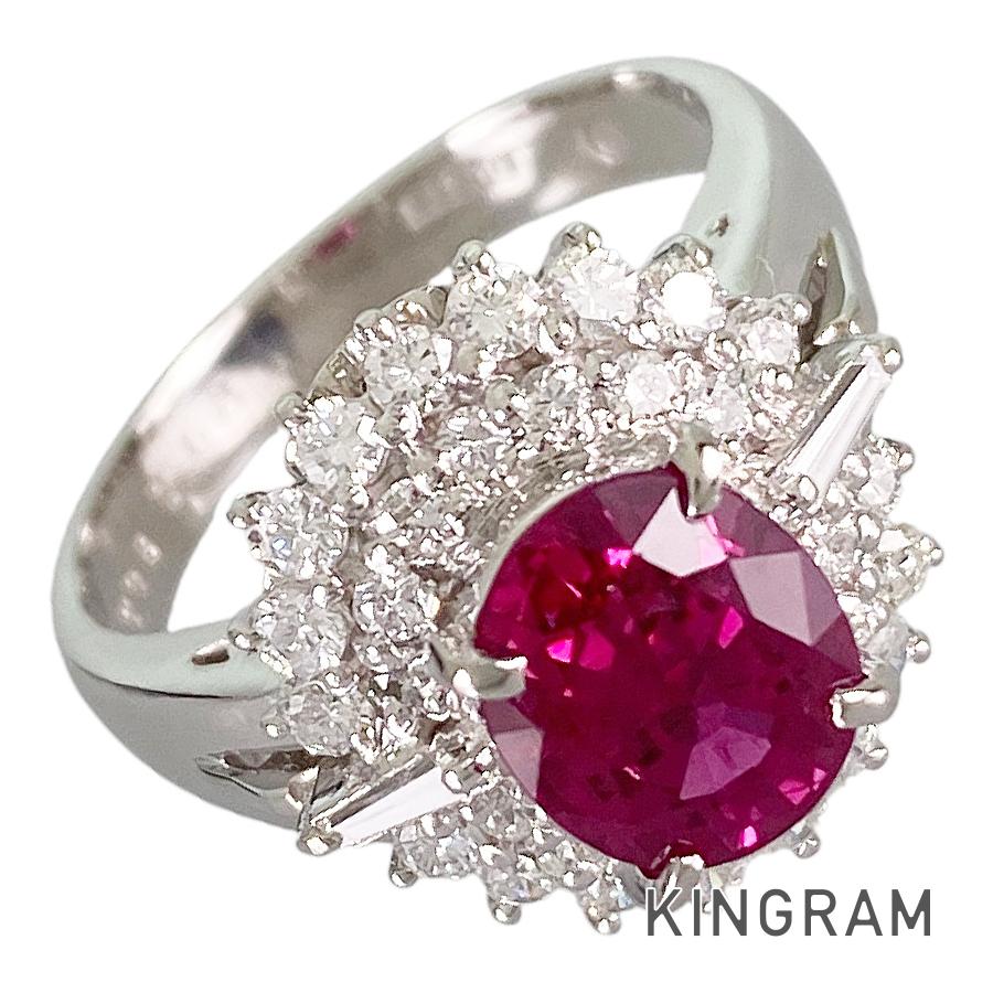 Ring Platinum Ruby