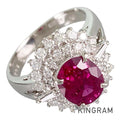 Ring Platinum Ruby