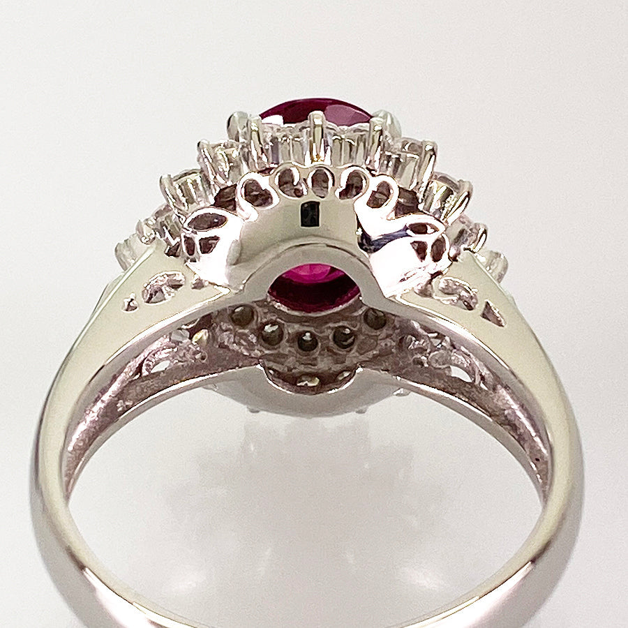 Ring Platinum Ruby