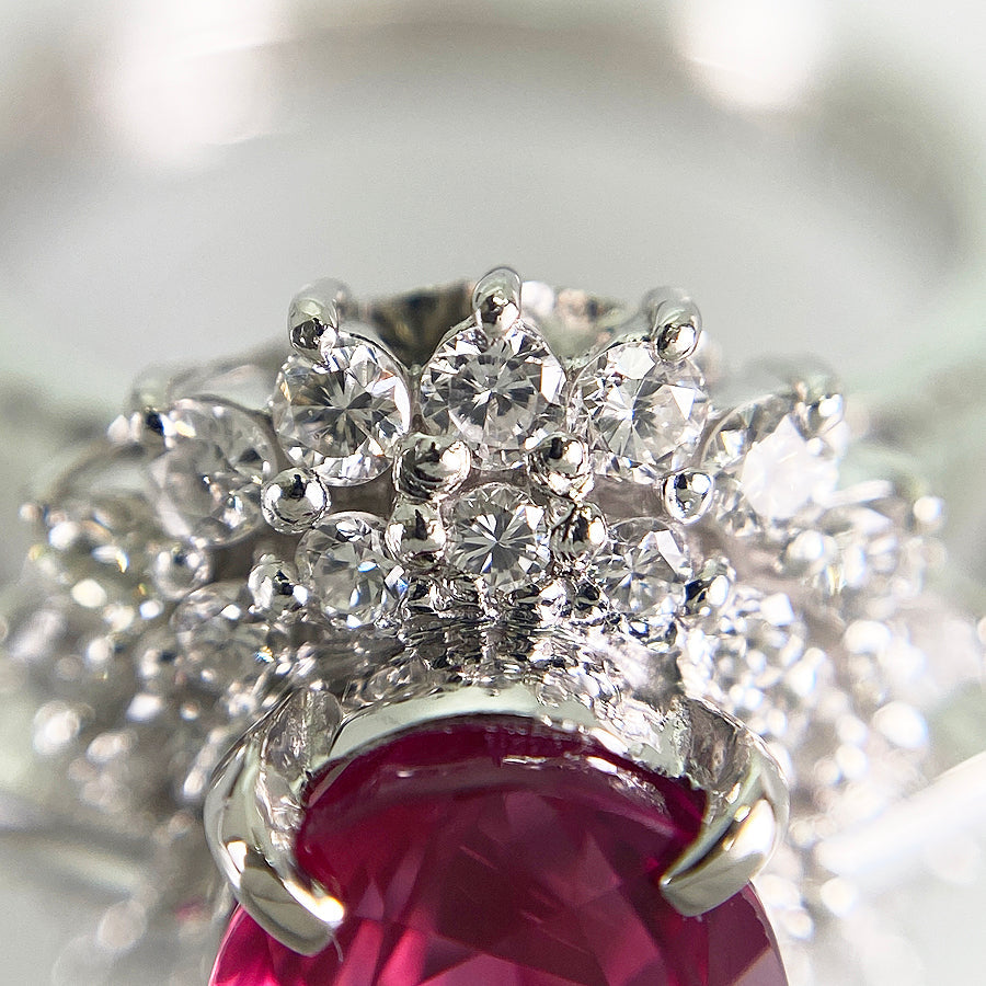 Ring Platinum Ruby