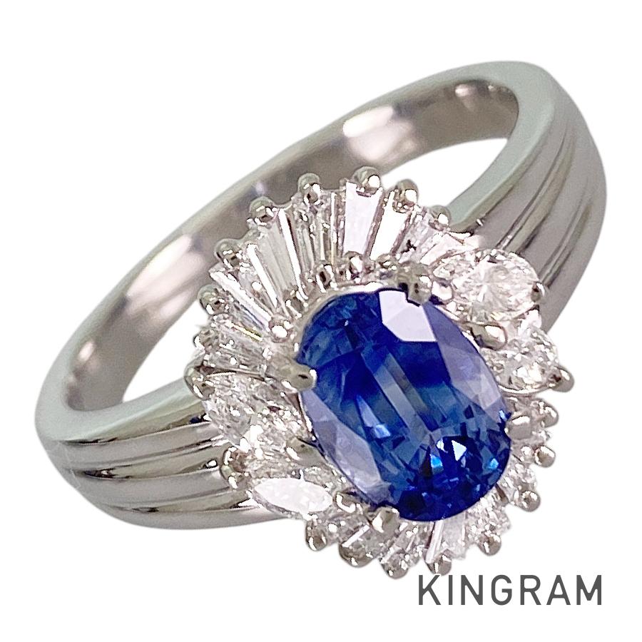 Ring Platinum Sapphire