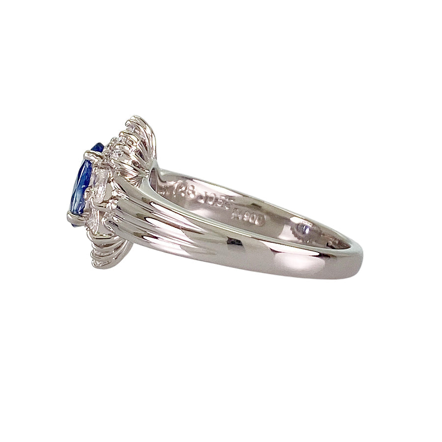 Ring Platinum Sapphire
