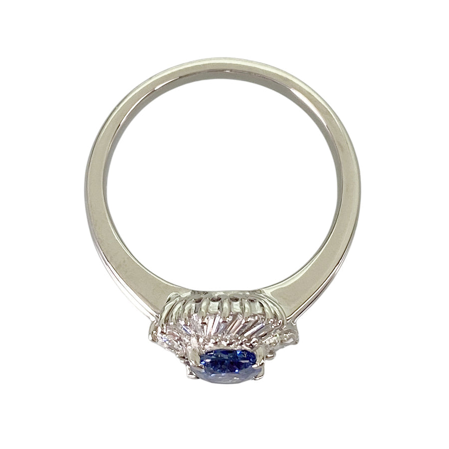 Ring Platinum Sapphire
