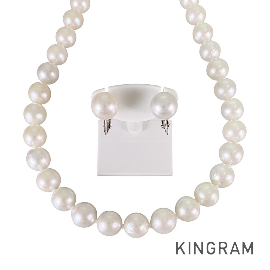 Necklace Silver Akoya Pearl
