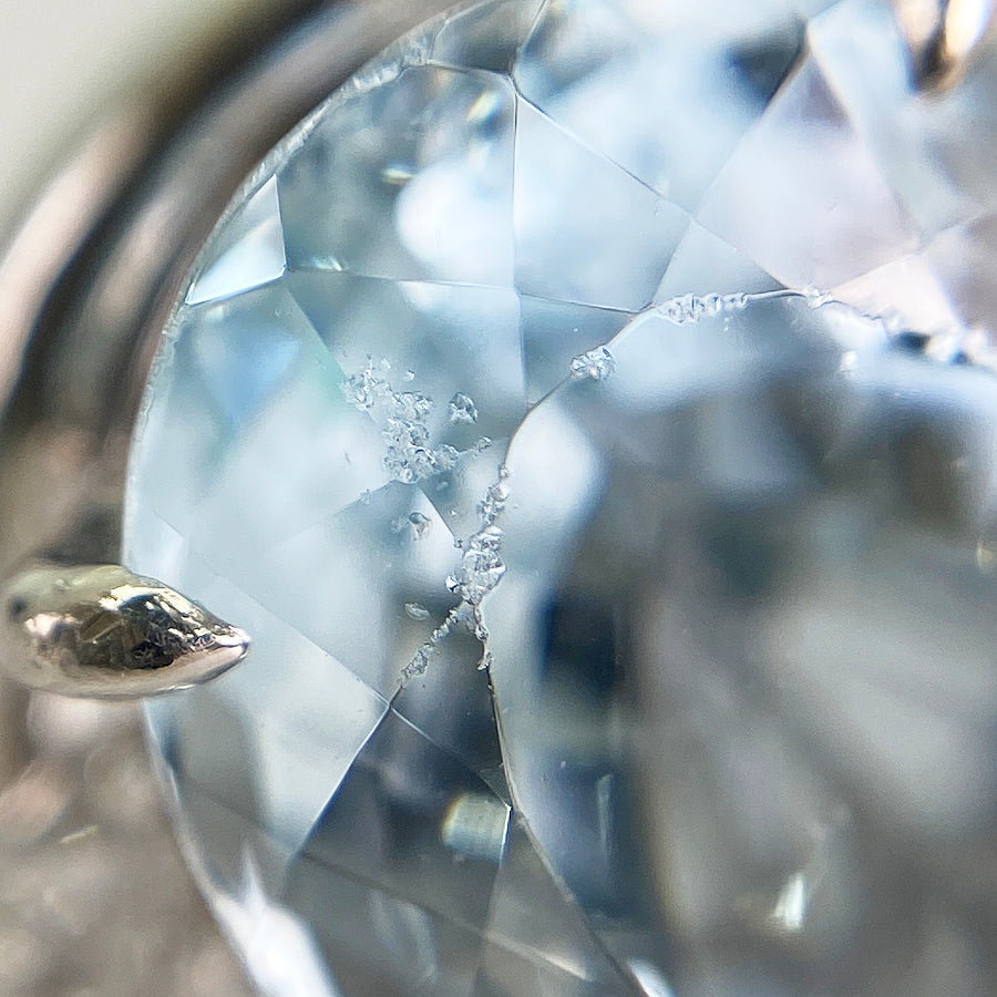 Ring Platinum Aquamarine