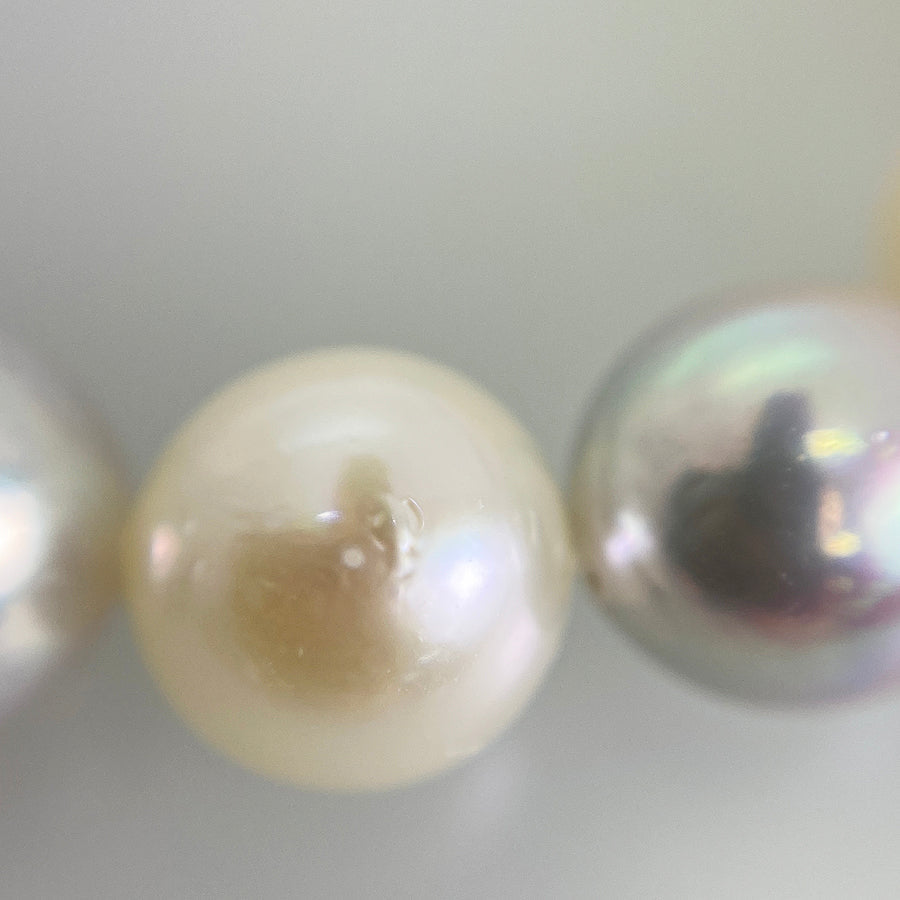 Necklace White gold Akoya Pearl