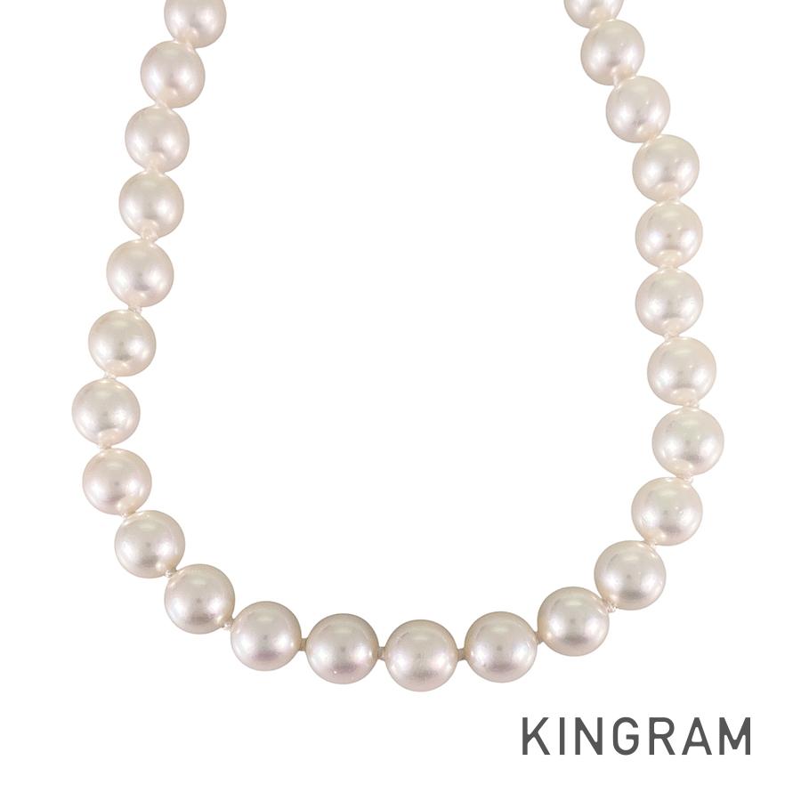 Necklace White gold Akoya Pearl