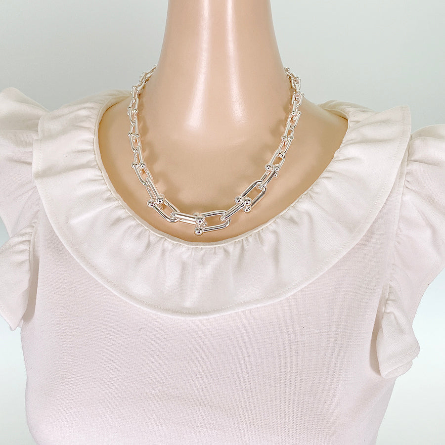 TIFFANY&Co. Hard Wear Graduated link Necklace