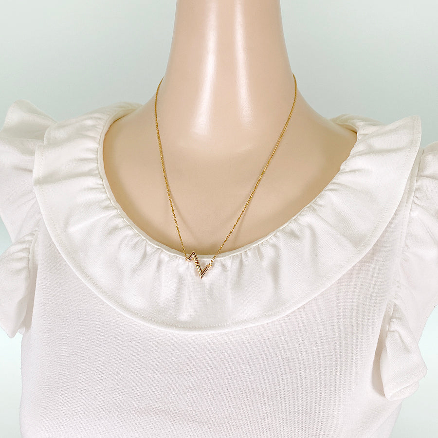 LOUIS VUITTON LV Vault Upside Down Q93809 Necklace