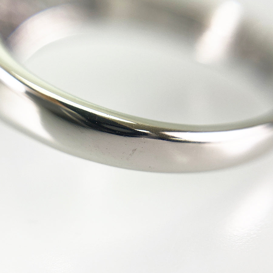 Ring Platinum Blue Sapphire