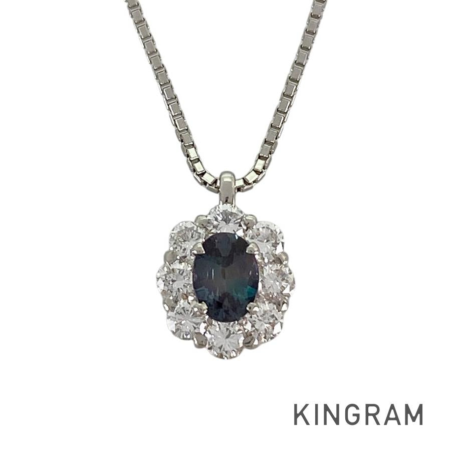 Necklace Platinum Platinum Alexandrite