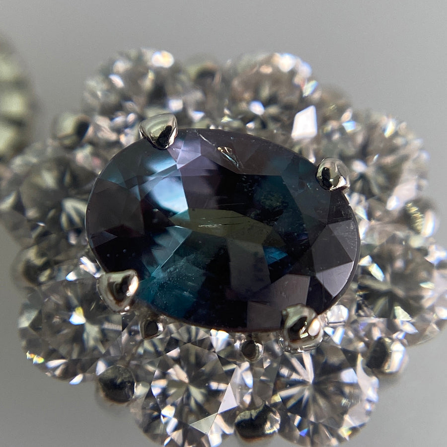 Necklace Platinum Platinum Alexandrite