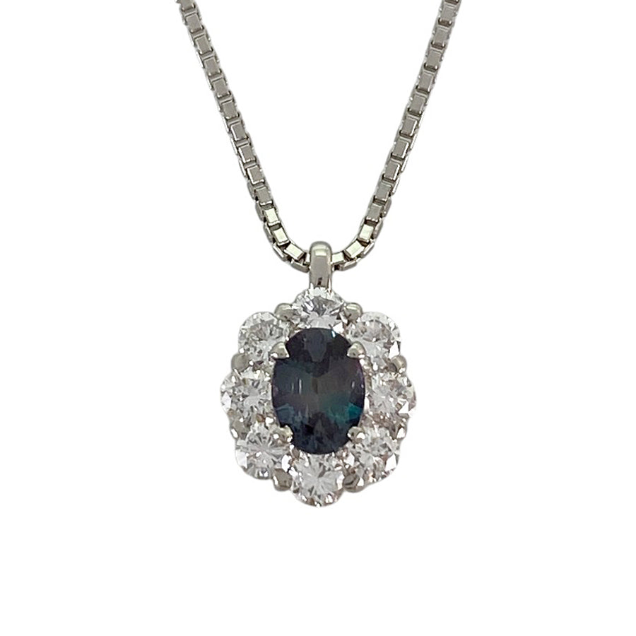 Necklace Platinum Platinum Alexandrite