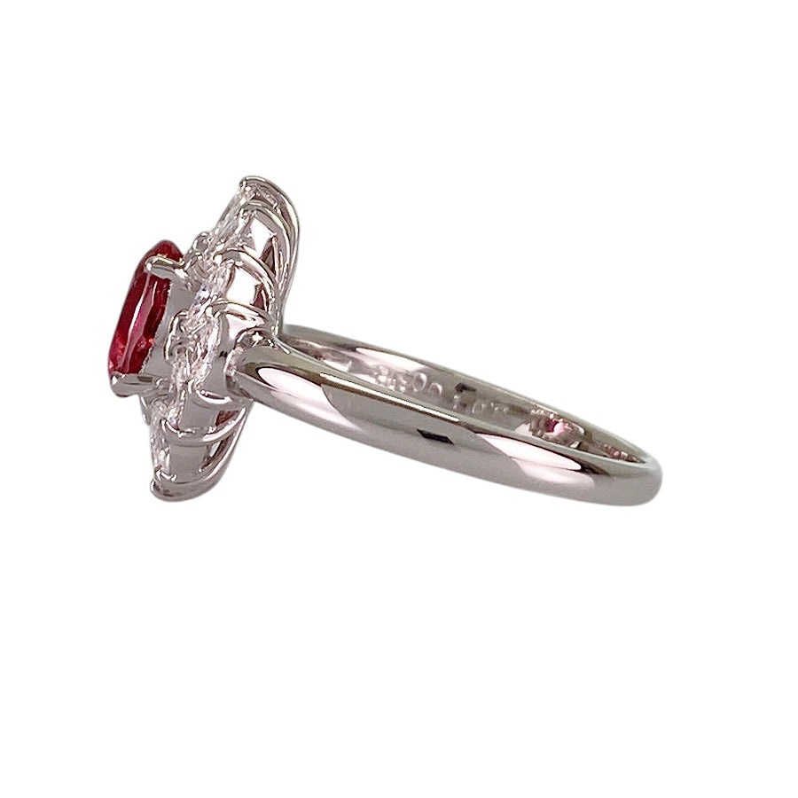 Ring Platinum Pink Tourmaline