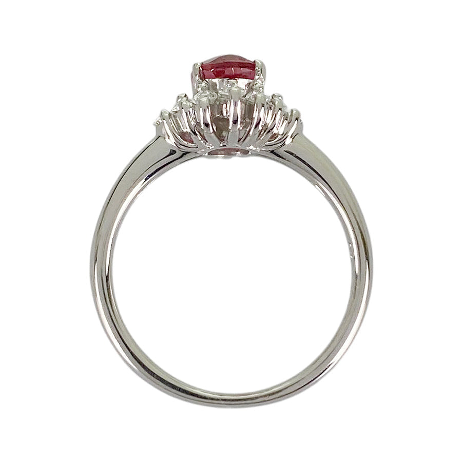 Ring Platinum Pink Tourmaline