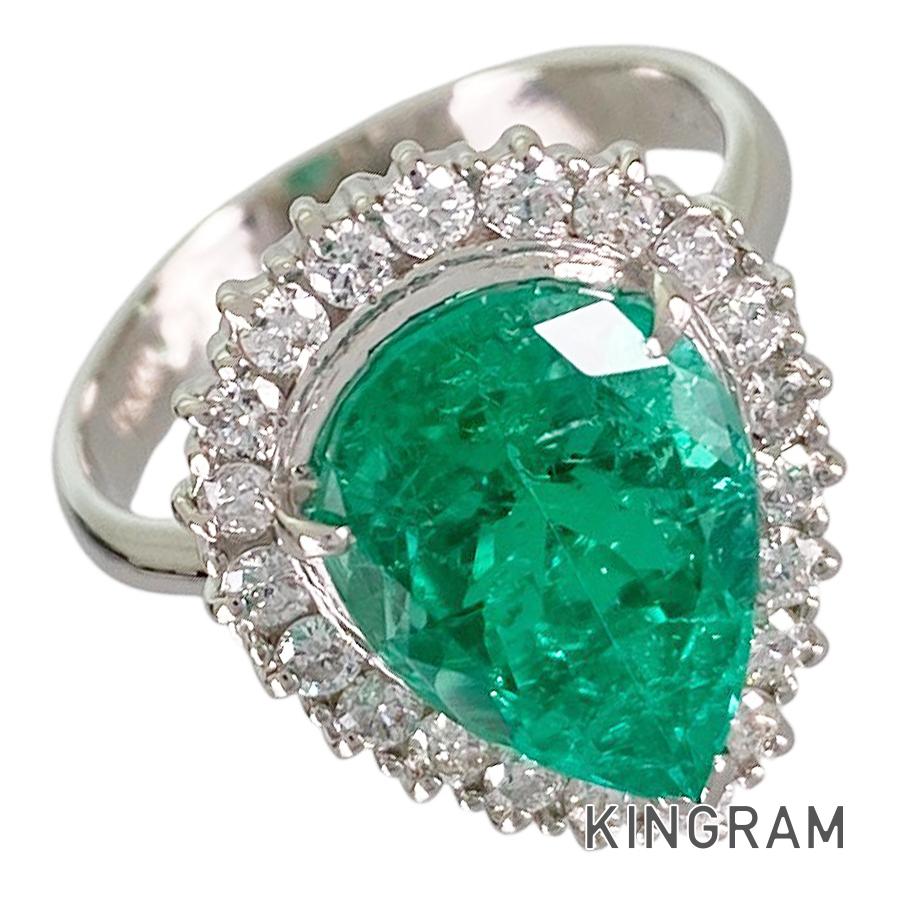 Ring Platinum Emerald