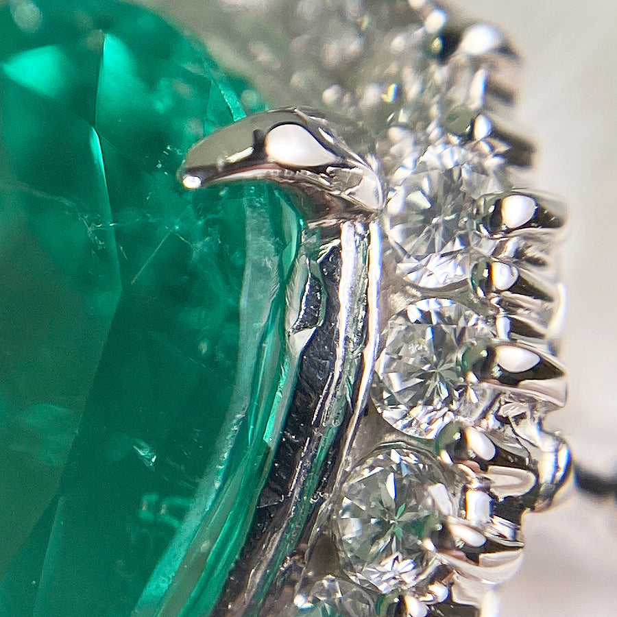 Ring Platinum Emerald