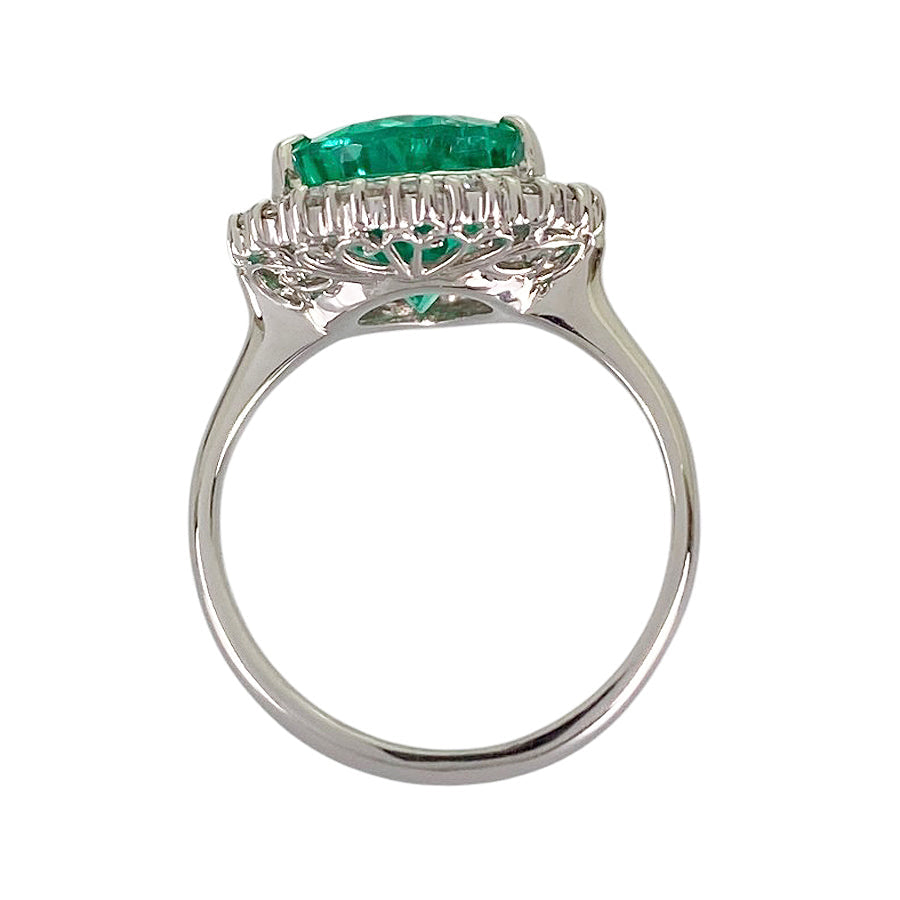 Ring Platinum Emerald