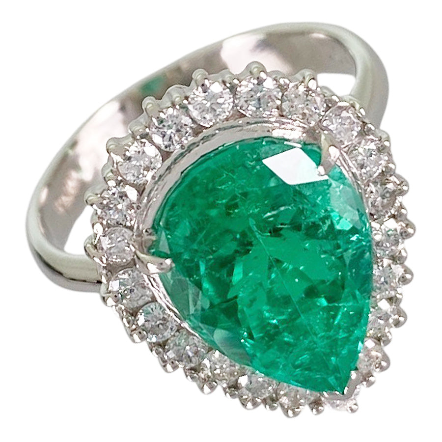 Ring Platinum Emerald