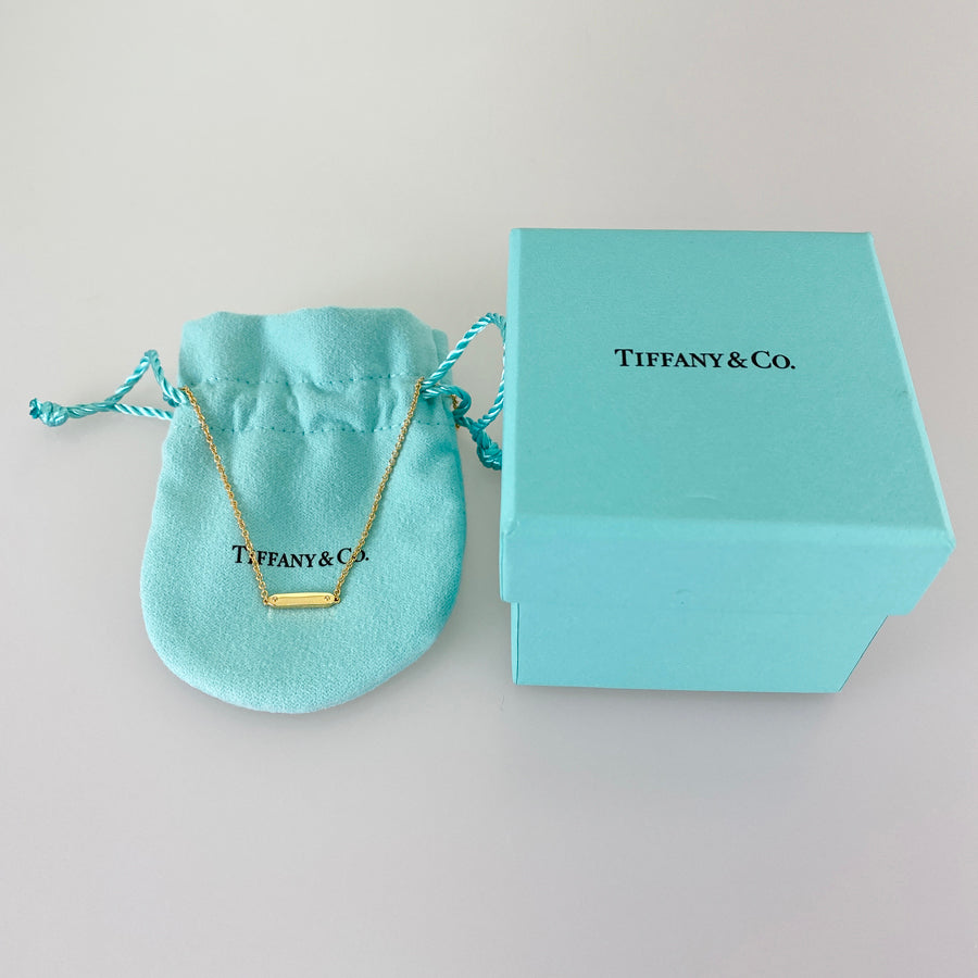 TIFFANY&Co. Tag Chain Necklace