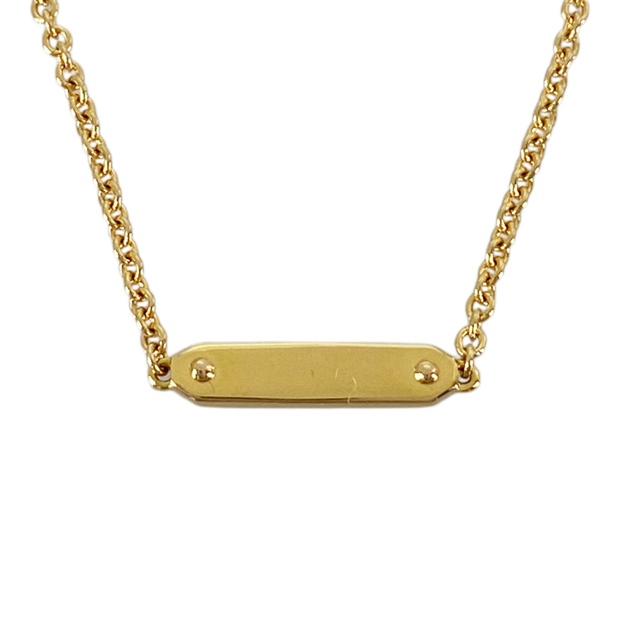 TIFFANY&Co. Tag Chain Necklace