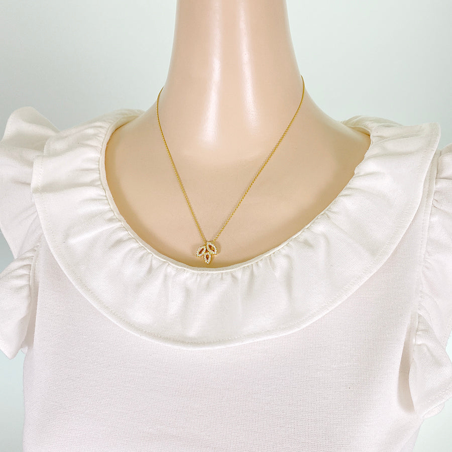 HARRY WINSTON Lily Cluster Mini Pendant PEDYSM1MLC Necklace