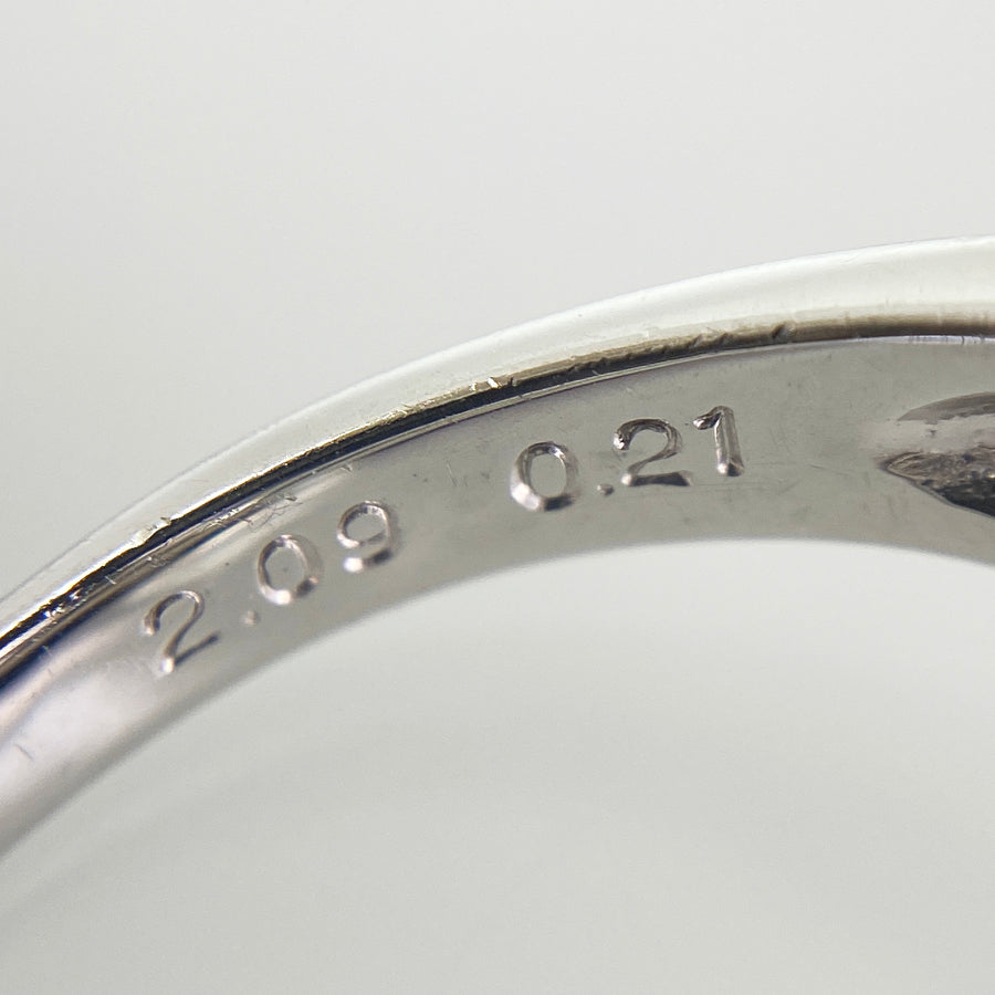 Ring White gold Aquamarine