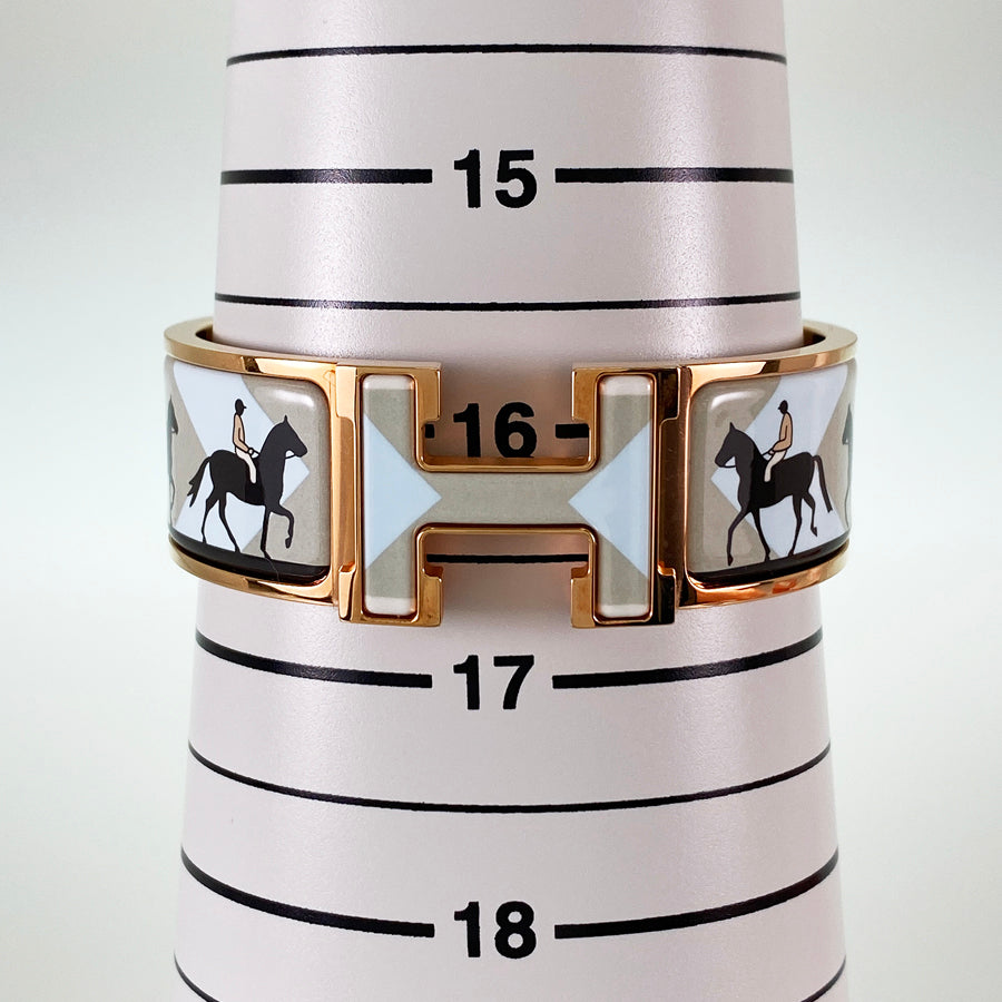 HERMES Click crack H Bangle