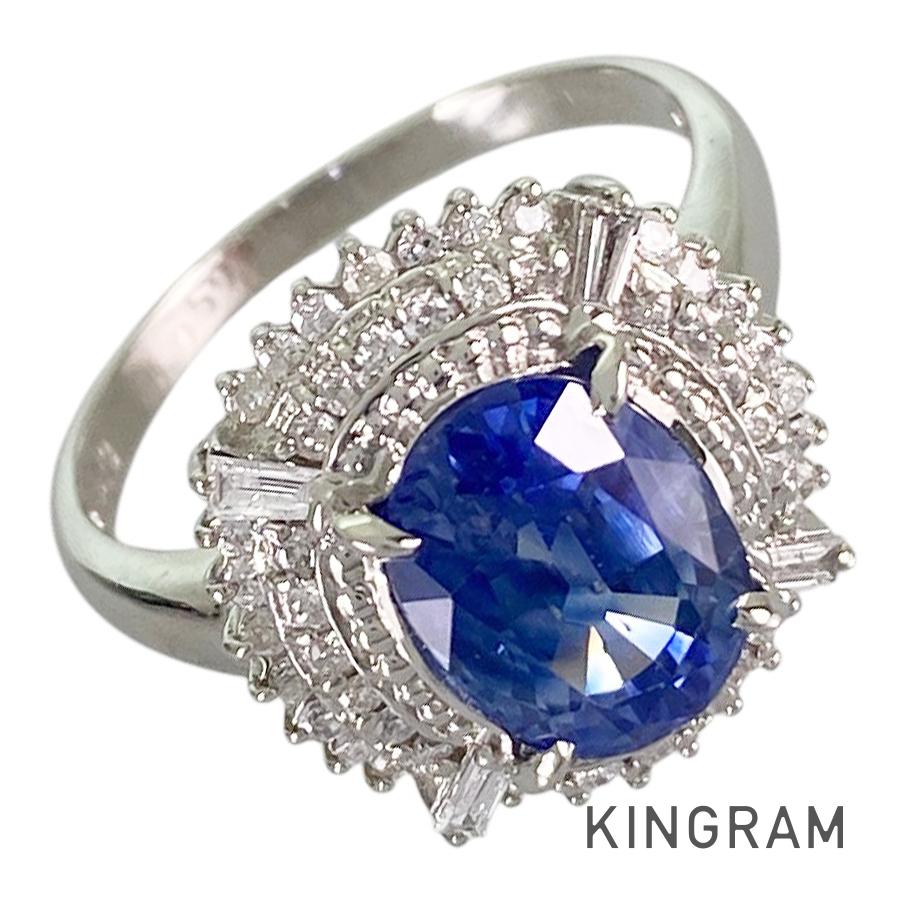 Ring Platinum Sapphire