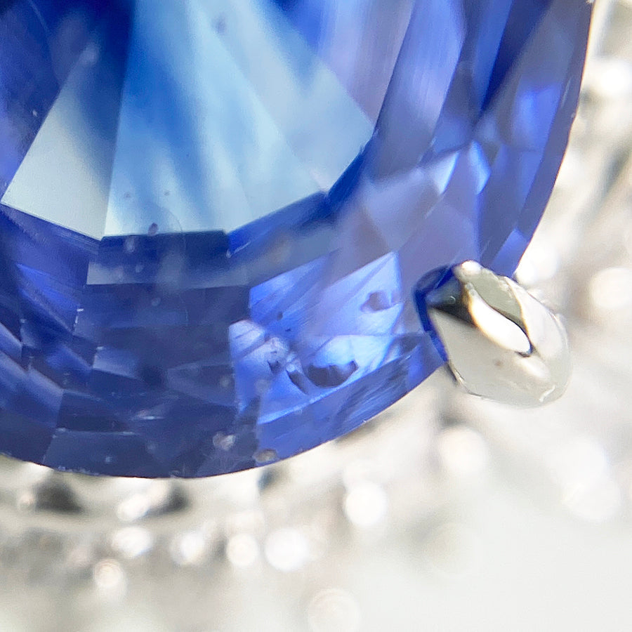 Ring Platinum Sapphire