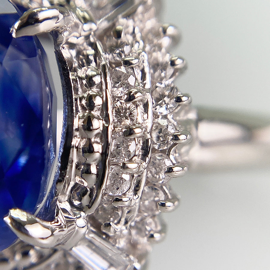 Ring Platinum Sapphire